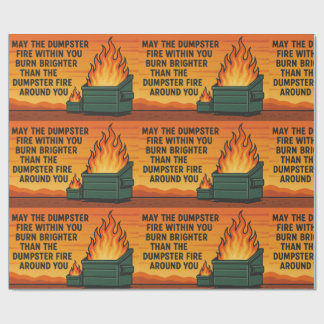 Papel De Regalo Envoltura de regalo de incendio de basurero