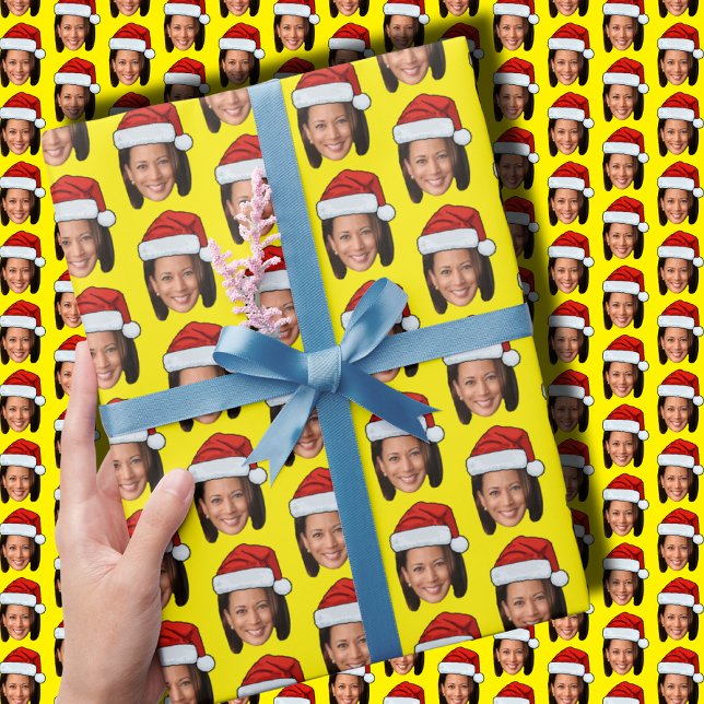 Papel De Regalo Envoltura de regalo de Kamala Harris | Presidente  (Subido por el creador)