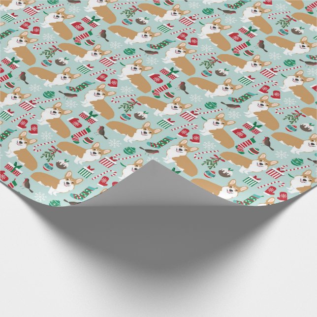 Papel De Regalo envoltura de regalo de Navidad para navidades de c (Esquina)