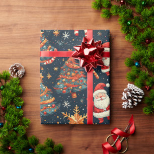 Papel De Regalo 🎅 Envoltura de regalo de Navidad para regalar en