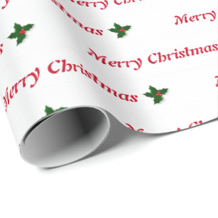 Papel De Regalo Envoltura de regalo de navidades HAMbyWG en blanco