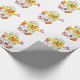 Papel De Regalo Envoltura de regalo de Pascua/ Chick bebé