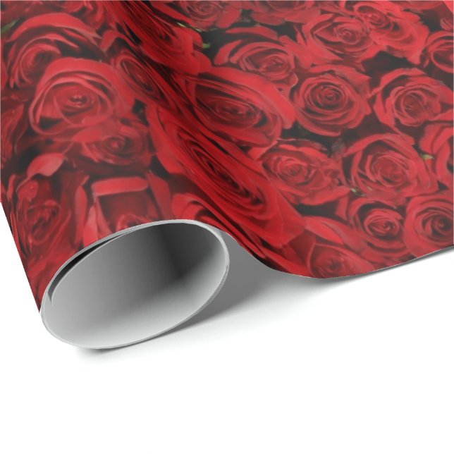 Papel De Regalo Envoltura de regalo de rosas rojas por HAMbyWG (Esquina del rollo)