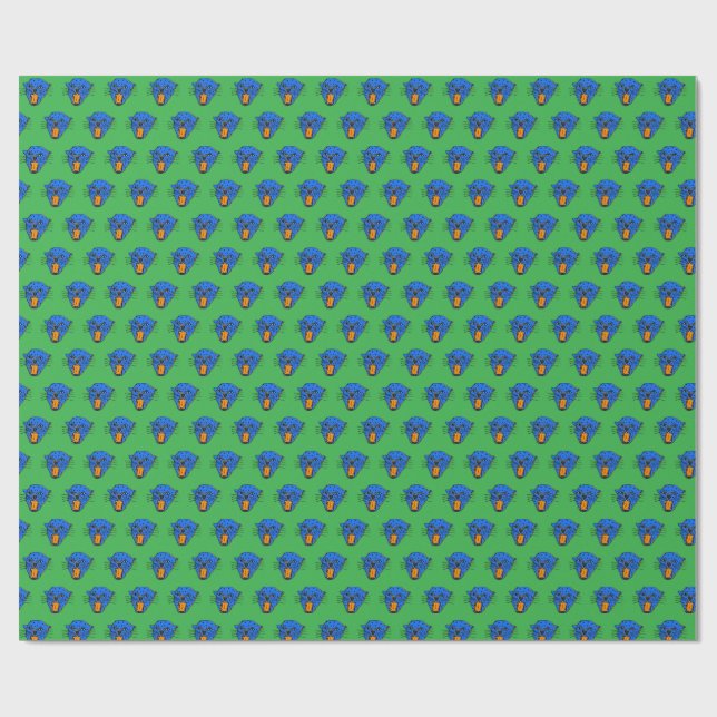 Papel De Regalo Envoltura de regalo de rugido salvaje - Patrón de  (Superficie plana)