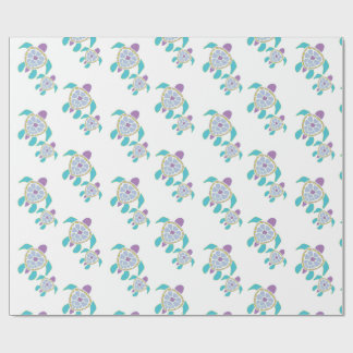 Papel De Regalo Envoltura de regalo de tortuga