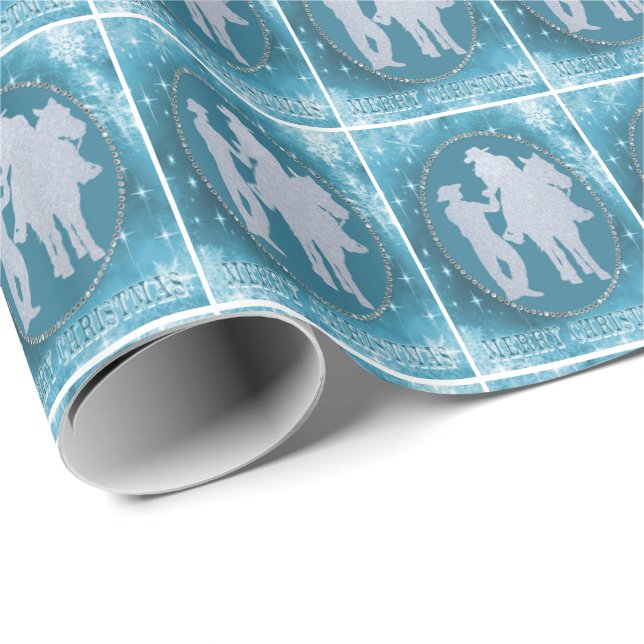 Papel De Regalo Envoltura de regalo de vacaciones de vacacionista  (Esquina del rollo)