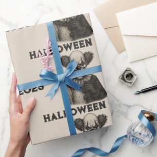 Papel De Regalo Envoltura de regalo del carnaval de horror vintage