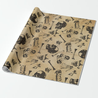 Papel De Regalo Envoltura de regalo médico de anatomía ósea