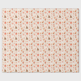 Papel De Regalo Envoltura de regalo navideño adorable