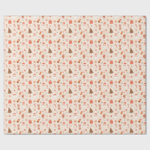 Papel De Regalo Envoltura de regalo navideño adorable