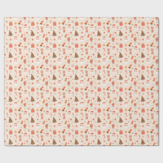 Papel De Regalo Envoltura de regalo navideño adorable