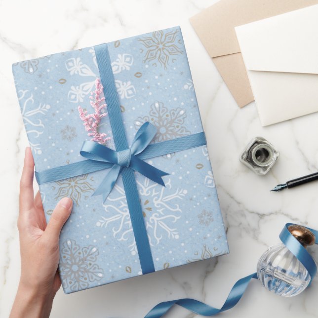 Papel De Regalo Envoltura de regalo para Navidades blancos bonitos (Regalar)