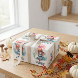 Papel De Regalo Envoltura de regalo personalizada de brujita para 