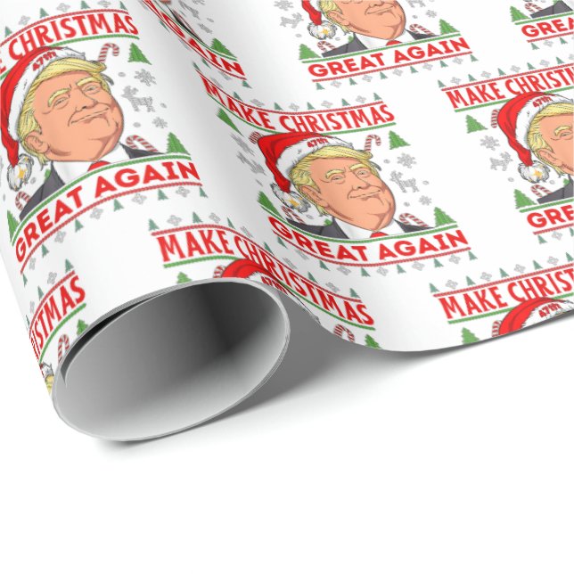 Papel De Regalo Envoltura de regalo republicano, Navidad feliz de  (Esquina del rollo)