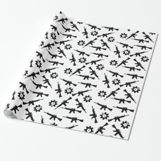 Papel De Regalo Envoltura de regalo temática AR-15.