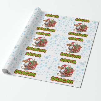 Papel De Regalo Envoltura de Santa Dragon