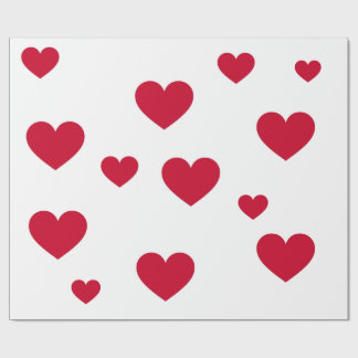 Papel De Regalo envoltura del corazón