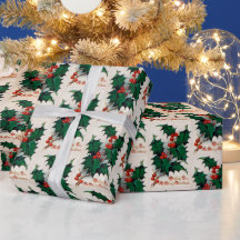 Envoltura del fiesta de los Navidades de Vintage H