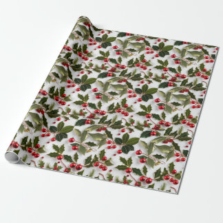 Papel De Regalo Envoltura festiva de Wonderland 'Holly Berries'