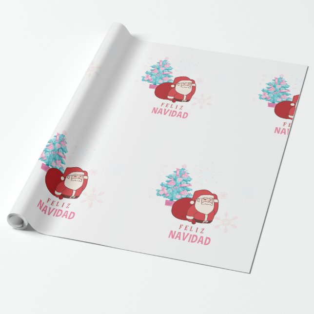 Papel De Regalo Envoltura Navideña (Desenrollado)