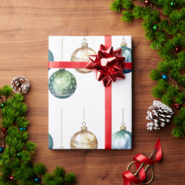 Papel De Regalo Envoltura para regalo de ornamento