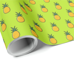 Papel De Regalo Envoltura personalizada de regalo de luau tropical