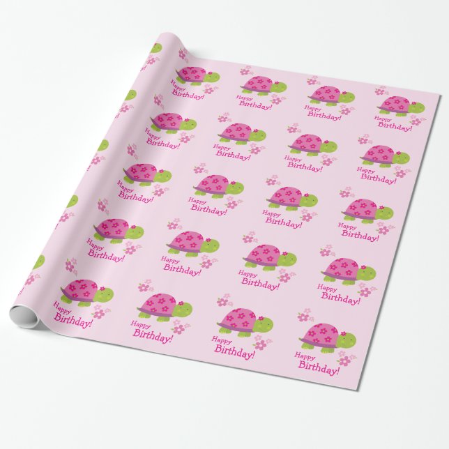 Papel De Regalo Envoltura personalizada de regalo para Chicas (Desenrollado)