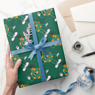 Papel De Regalo Envoltura personalizada para fiestas botánicas y c