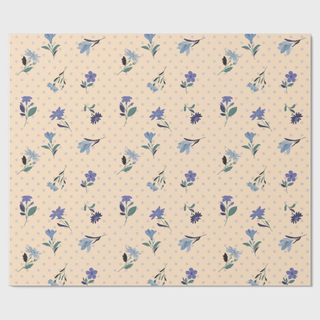 Papel De Regalo Envolvedora de regalo Peachify Pastel Blooms (Superficie plana)