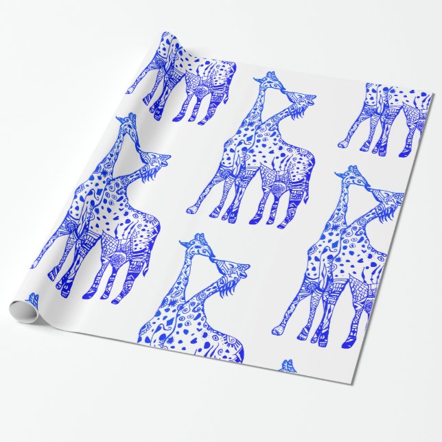 Papel De Regalo Envolver papelAmor africano (Desenrollado)