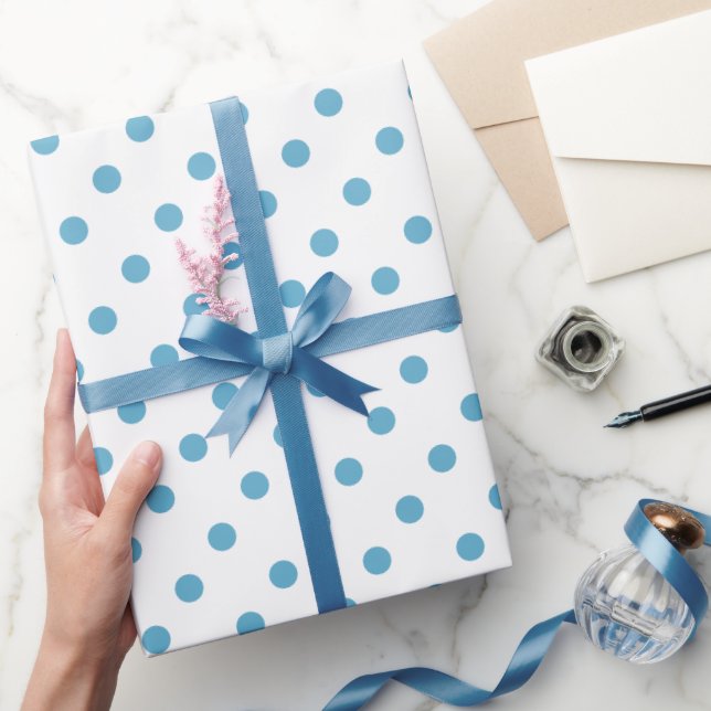 Papel De Regalo Envuelve tu regalo en serenidad azul cielo (Regalar)