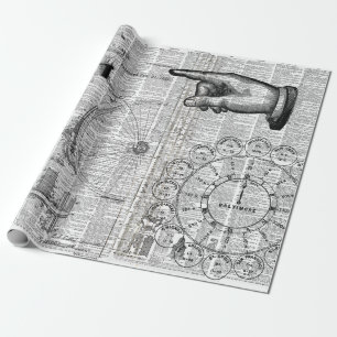 Papel De Regalo Ephemera Collage