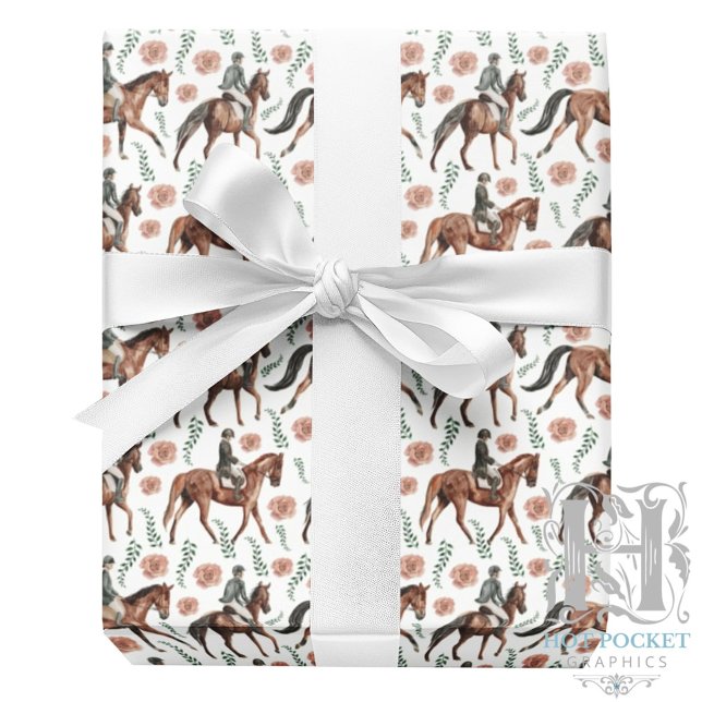 Papel De Regalo Equestrian Wrapping Paper (Subido por el creador)