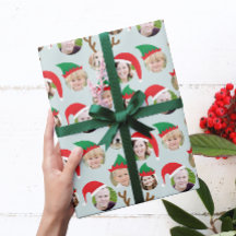 Equipo de Navidad Personalizado Seis Fotos Regalo 