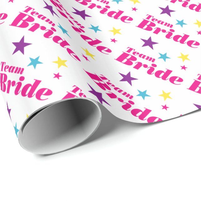Papel De Regalo Equipo de novias (Esquina del rollo)