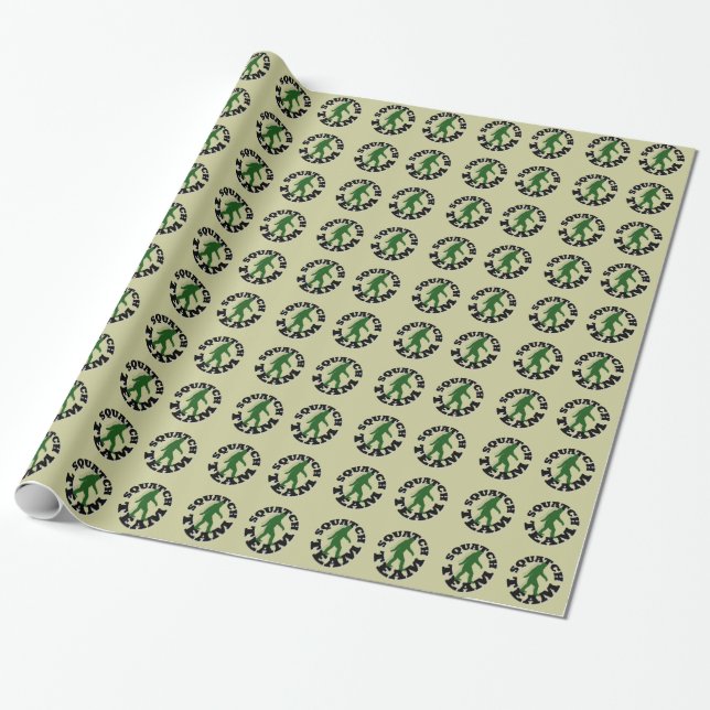 Papel De Regalo Equipo de squatch (Desenrollado)