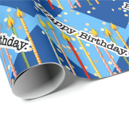 Papel De Regalo Era de fiesta de cumpleaños del niño