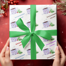 Papel De Regalo Eres el malvavisco para mi acuarela de agua de cac