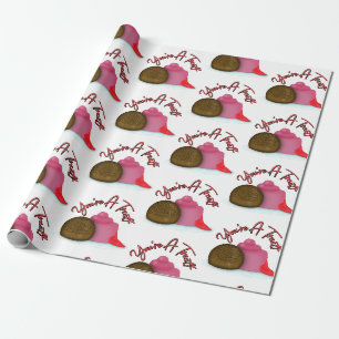 Papel De Regalo Eres Un Fresa Lleno De Regalos Día De San Valentín
