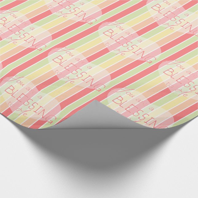 Papel De Regalo Eres una bendición para mí (Esquina)