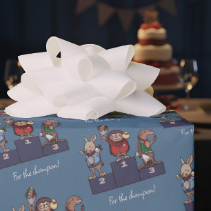 Papel De Regalo ¡Erizo para el campeón! Arte de regalo bien hecho