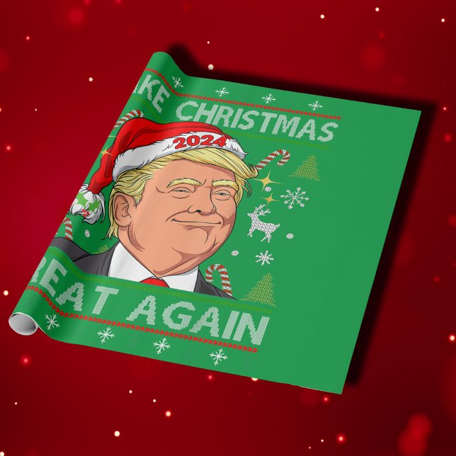 Papel De Regalo Es gracioso que Trump 2024 vuelva a hacer grandes  (Subido por el creador)