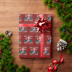 Papel De Regalo Es gracioso que Trump haga a los Navidades grandes