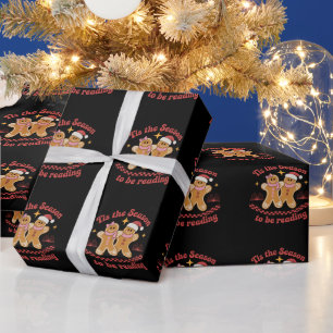 Papel De Regalo Es La Temporada Para Leer La Escuela De Navidad
