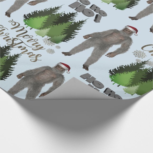 Papel De Regalo Es Navidad Yeti (Esquina)