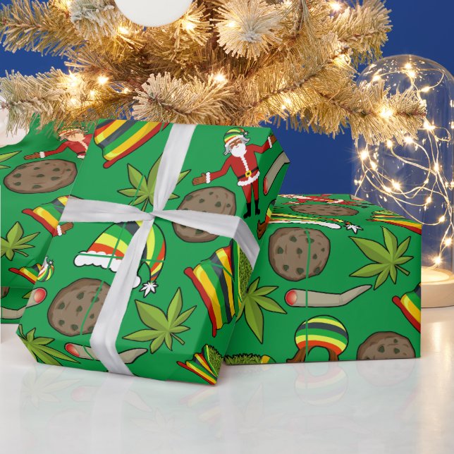 Papel De Regalo Es un Navidad jamaiquino (Vacaciones)