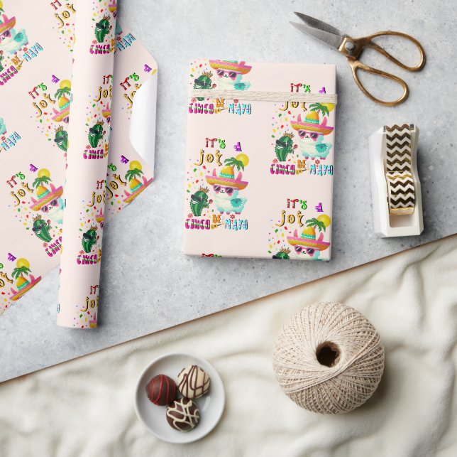 Papel De Regalo Es una alegría Cinco De Mayo (Artesanía)