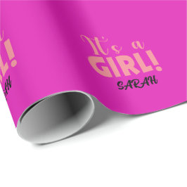 Papel De Regalo Es una chica Sarah
