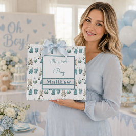 Papel De Regalo Es una línea de ropa de niño Nombre bebé