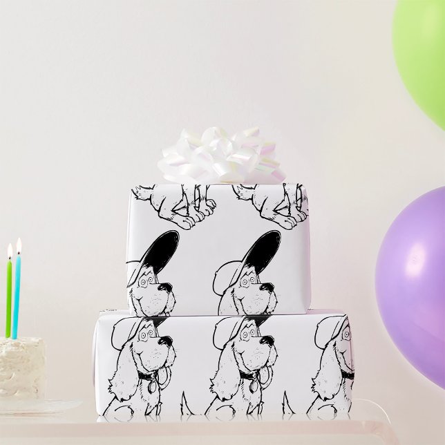 Papel De Regalo Esbozo de perro (Subido por el creador)